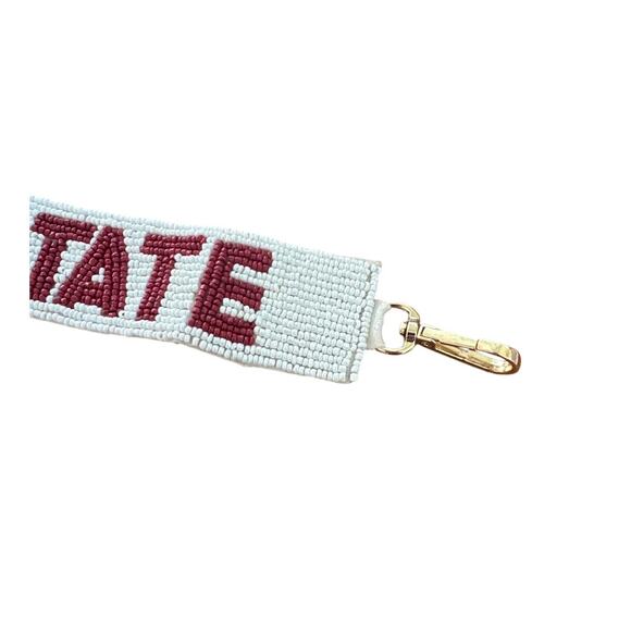 Hail State Bag Strap l Miss State Bag Strap l Game Day Bag Strap l Gift for Her - Picture 2 of 4